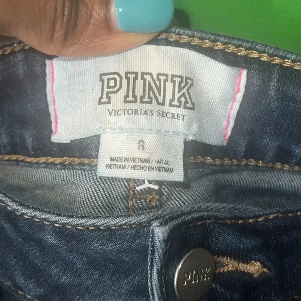 PINK Victoria Secret Denim Shorts size 8